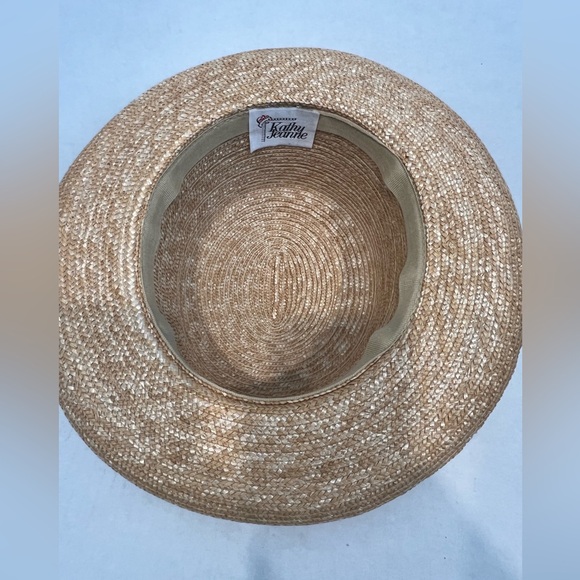 KATHY JEANNE Straw Brim Sun Hat - Picture 6 of 8